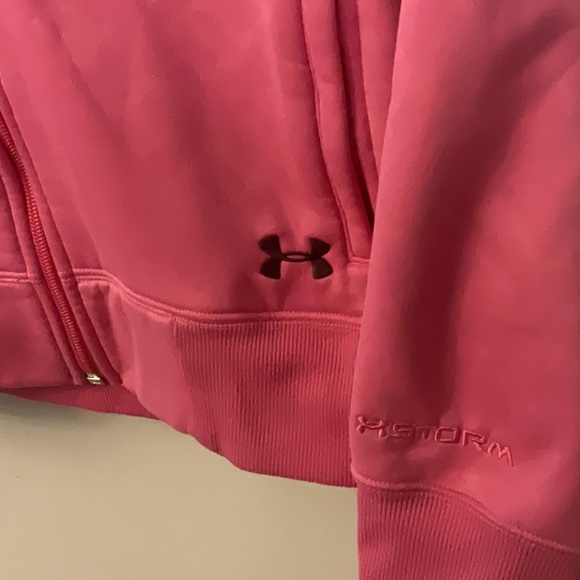 Hot pink under armour storm zip up hoodie - Picture 5 of 6